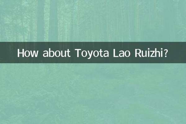 How about Toyota Lao Ruizhi?