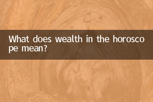 Что означает богатство в гороскопе?