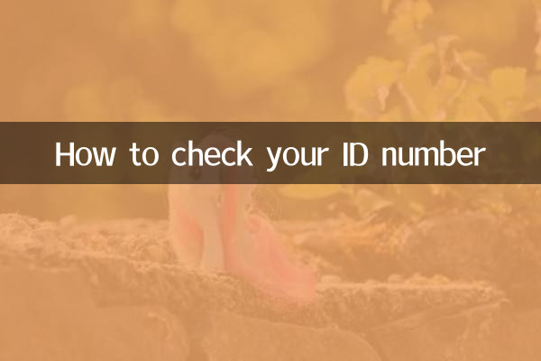 怎么看自己的身份证号
