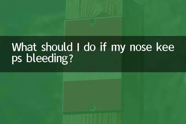 Que dois-je faire si mon nez continue de saigner ?