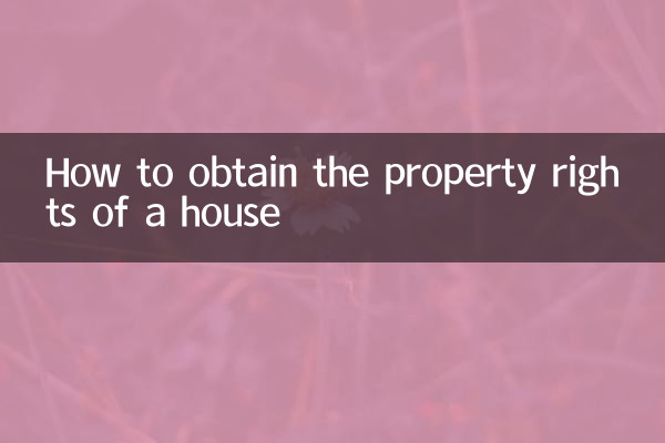 Comment obtenir les droits de propriété d'une maison