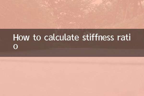Cómo calcular la relación de rigidez