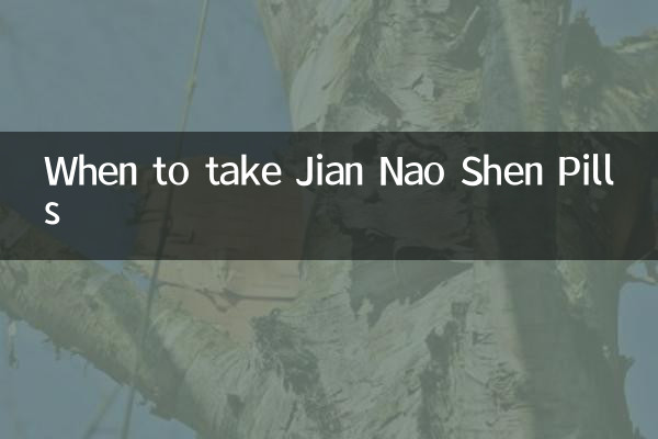 Jian Nao Shen Pills をいつ服用するか