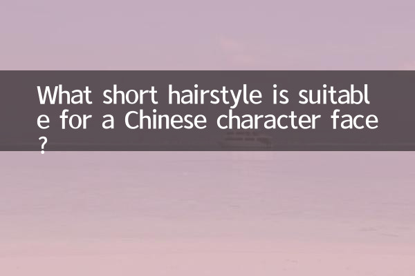 Que penteado curto é adequado para um rosto com caracteres chineses?