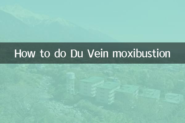 Wie führt man eine Du-Vein-Moxibustion durch?