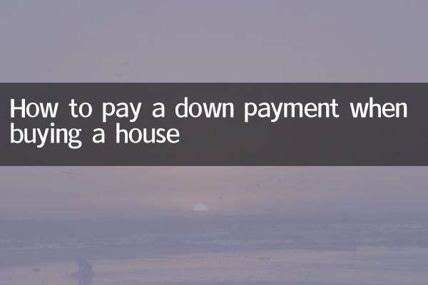 買房子怎麼交首付