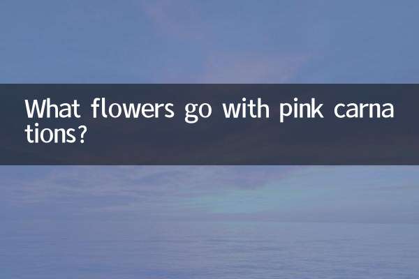 گلابی کارنیشنوں کے ساتھ کون سے پھول جاتے ہیں؟