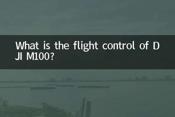 Quelle est la commande de vol du DJI M100 ?