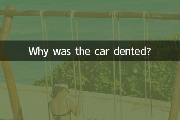 Pourquoi la voiture a-t-elle été cabossée ?