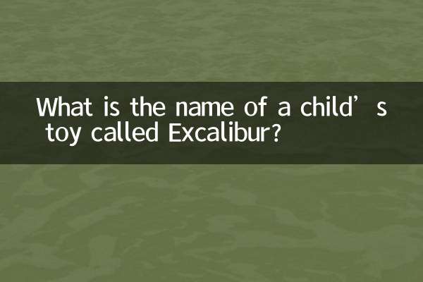What is the name of a child’s toy called Excalibur?