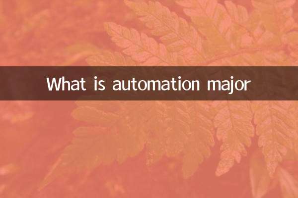 What is automation major