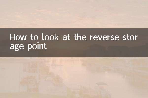 倒车入库点怎么看