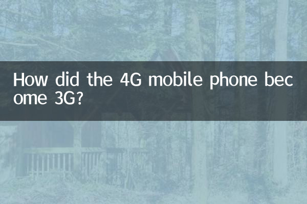 Как мобильный телефон 4G превратился в 3G?