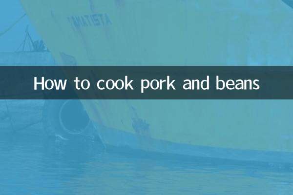 Comment faire cuire du porc et des haricots