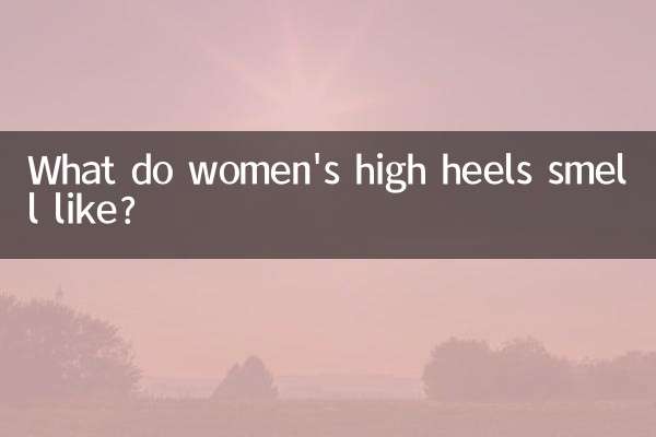 女人的高跟鞋什麼味