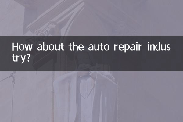 自動車修理業界はどうでしょうか？