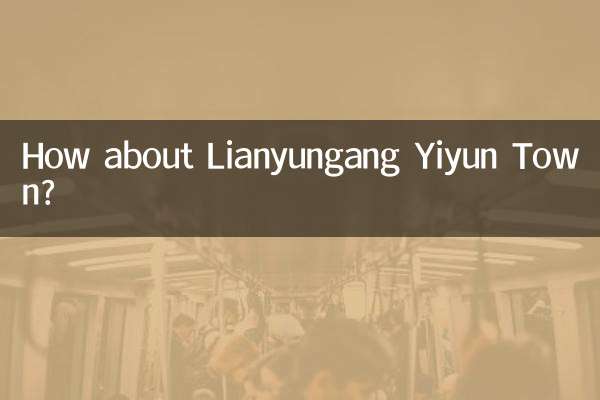 How about Lianyungang Yiyun Town?