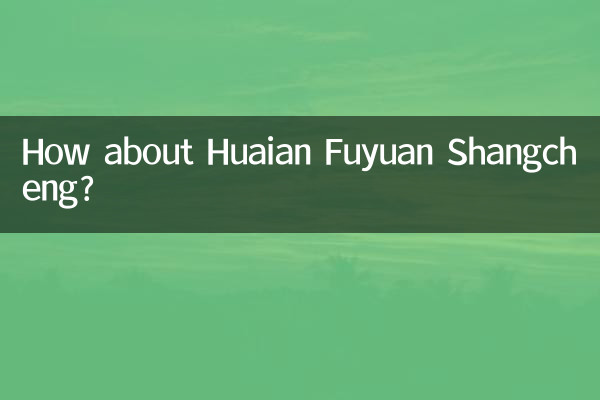 How about Huaian Fuyuan Shangcheng?