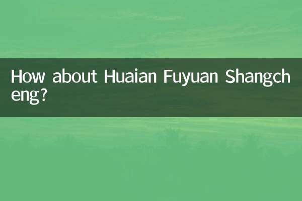 How about Huaian Fuyuan Shangcheng?
