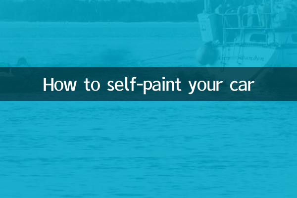How to self-paint your car