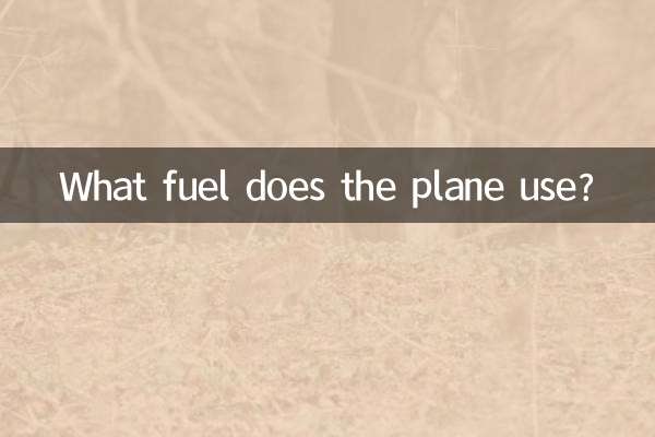 What fuel does the plane use?