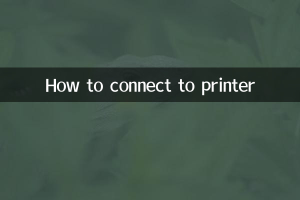 How to connect to printer