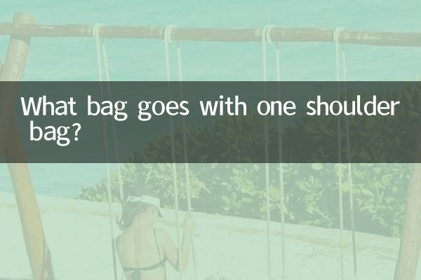 What bag goes with one shoulder bag?