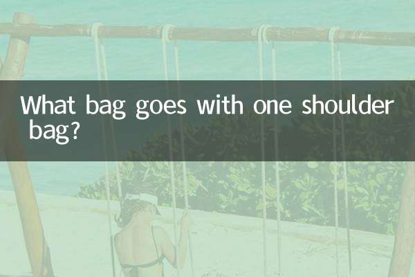 What bag goes with one shoulder bag?