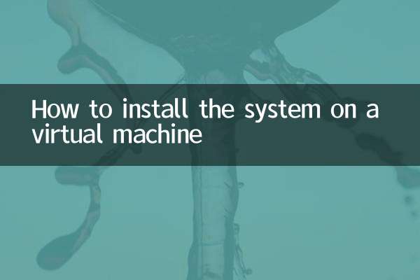 How to install the system on a virtual machine