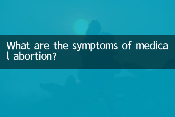 طبی اسقاط حمل کی علامات کیا ہیں؟
