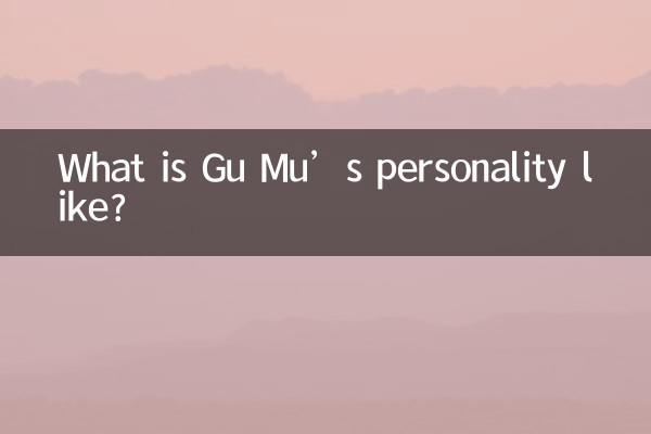 Com’è la personalità di Gu Mu?