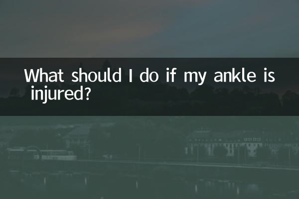 Cosa devo fare se la mia caviglia è ferita?