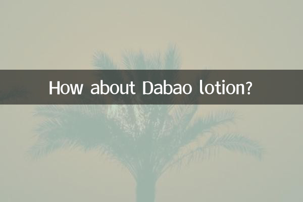ダバオローションはどうですか?