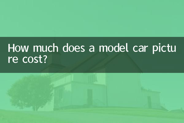モデルカーの写真の料金はいくらですか?