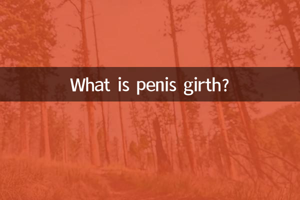 Qual è la circonferenza del pene?