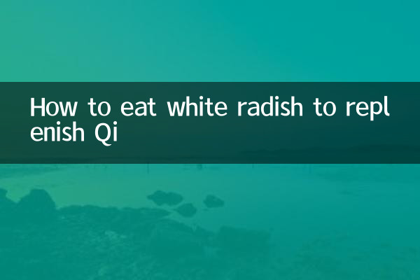 Wie man weißen Rettich isst, um Qi wieder aufzufüllen
