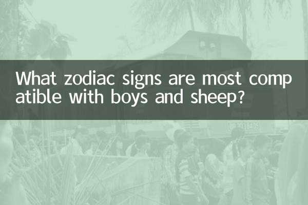 لڑکوں اور بھیڑوں کے ساتھ کون سے رقم کی علامتیں سب سے زیادہ مطابقت رکھتی ہیں؟