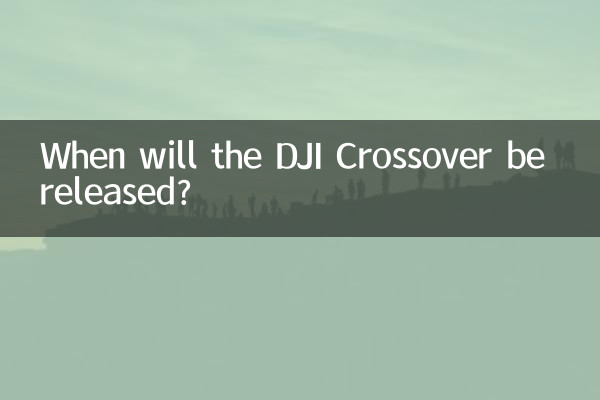 Quando o DJI Crossover será lançado?