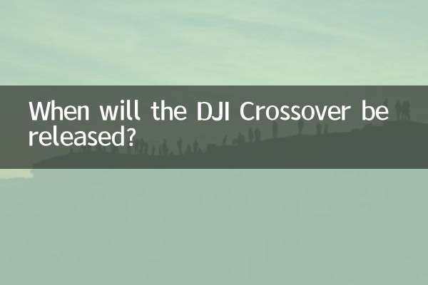 Quand sortira le DJI Crossover ?