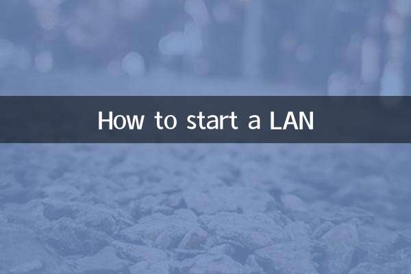 Cómo iniciar una LAN