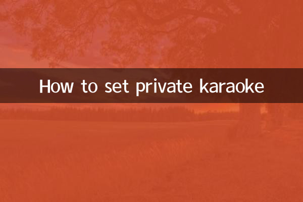 কিভাবে প্রাইভেট কারাওকে সেট করবেন