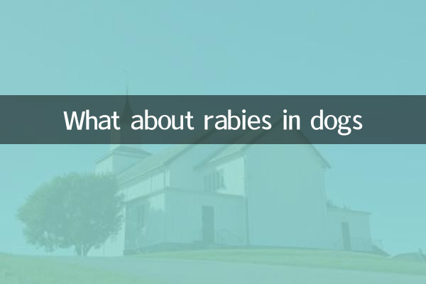 E a raiva em cães