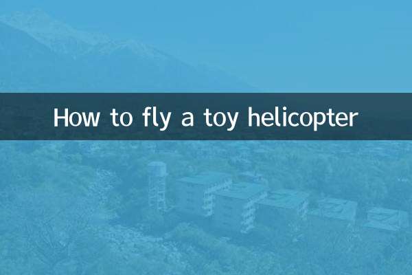 Como pilotar um helicóptero de brinquedo