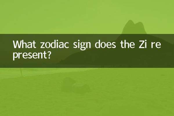 Quel signe du zodiaque le Zi représente-t-il?