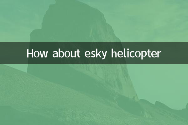 Que tal o helicóptero Esky