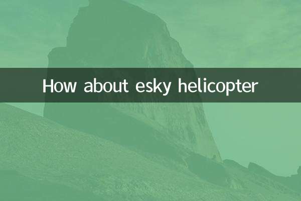 Que tal o helicóptero Esky