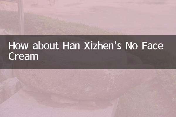 Che ne dici della crema per il trucco di Han Xizhen?