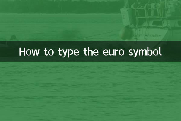 So geben Sie das Euro-Symbol ein