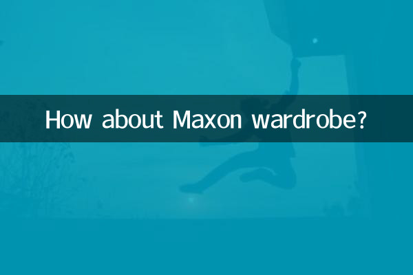 Che ne dici del guardaroba Maxon?