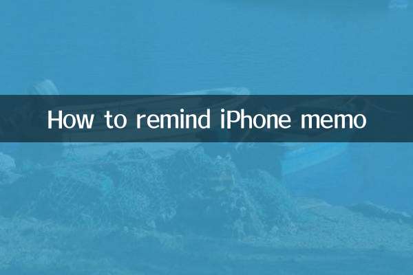 How to remind iPhone memo